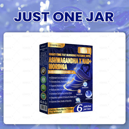 IOWOL ® NIGHT-TIME FAT BURNING PATCHES! ZERO PILLS & ZERO WASTE & ZERO STRUGGLE & 50% OFF SPECIAL! 100% RESULTS. BURN FAT WHILE YOU SLEEP FOR HALF THE PRICE!