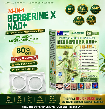 𝑶𝒇𝒇𝒊𝒄𝒊𝒂𝒍 𝑺𝒕𝒐𝒓𝒆  |𝐃𝐑.𝐇𝐎𝐍𝐎𝐑® 𝗠𝗼𝗿𝗶𝗻𝗴𝗮 · 𝗕𝗲𝗿𝗯𝗲𝗿𝗶𝗻𝗲 × 𝗡𝗔𝗗+ 𝟏𝟎-𝐢𝐧-𝟏 𝐀𝐝𝐯𝐚𝐧𝐜𝐞𝐝 𝐍𝐚𝐧𝐨 𝐌𝐢𝐜𝐫𝐨𝐧𝐞𝐞𝐝𝐥𝐞 𝐏𝐚𝐭𝐜𝐡  (𝐉𝐮𝐬𝐭 𝐨𝐧𝐜𝐞 𝐚 𝐝𝐚𝐲, 𝐯𝐢𝐬𝐢𝐛𝐥𝐞 𝐜𝐡𝐚𝐧𝐠𝐞𝐬 𝐢𝐧 𝟕 𝐝𝐚𝐲𝐬）𝘽𝙚𝙧𝙗𝙚𝙧𝙞𝙣𝙚 + 𝙈𝙤𝙧𝙞𝙣𝙜𝙖 𝙁𝙤𝙧𝙢𝙪𝙡𝙖 ✅ 𝐅𝐨𝐫 𝐨𝐛𝐞𝐬𝐢𝐭𝐲, 𝗟𝗼𝗼𝘀𝗲 𝘀𝗸𝗶𝗻,𝐝𝐢𝐚𝐛𝐞𝐭𝐞𝐬, 𝐬𝐥𝐞𝐞𝐩 𝐚𝐩𝐧𝐞𝐚, 𝐣𝐨𝐢𝐧𝐭 𝐢𝐬𝐬𝐮𝐞𝐬, 𝐚𝐧𝐝 𝐦𝐨𝐫𝐞💯💯