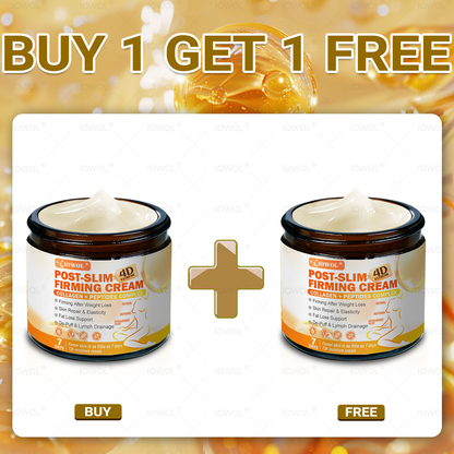 Official Store | IOWOL® Post-Slim Firming Cream with GHK-Cu, Argireline & Matrixyl 3000, Collagen Peptides for Loose & Sagging Skin After Weight Loss