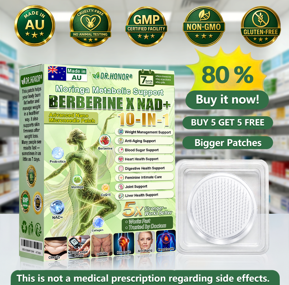𝑶𝒇𝒇𝒊𝒄𝒊𝒂𝒍 𝑺𝒕𝒐𝒓𝒆  |𝐃𝐑.𝐇𝐎𝐍𝐎𝐑® 𝗠𝗼𝗿𝗶𝗻𝗴𝗮 · 𝗕𝗲𝗿𝗯𝗲𝗿𝗶𝗻𝗲 × 𝗡𝗔𝗗+ 𝟏𝟎-𝐢𝐧-𝟏 𝐀𝐝𝐯𝐚𝐧𝐜𝐞𝐝 𝐍𝐚𝐧𝐨 𝐌𝐢𝐜𝐫𝐨𝐧𝐞𝐞𝐝𝐥𝐞 𝐏𝐚𝐭𝐜𝐡  (𝐉𝐮𝐬𝐭 𝐨𝐧𝐜𝐞 𝐚 𝐝𝐚𝐲, 𝐯𝐢𝐬𝐢𝐛𝐥𝐞 𝐜𝐡𝐚𝐧𝐠𝐞𝐬 𝐢𝐧 𝟕 𝐝𝐚𝐲𝐬）𝘽𝙚𝙧𝙗𝙚𝙧𝙞𝙣𝙚 + 𝙈𝙤𝙧𝙞𝙣𝙜𝙖 𝙁𝙤𝙧𝙢𝙪𝙡𝙖 ✅ 𝐅𝐨𝐫 𝐨𝐛𝐞𝐬𝐢𝐭𝐲, 𝗟𝗼𝗼𝘀𝗲 𝘀𝗸𝗶𝗻,𝐝𝐢𝐚𝐛𝐞𝐭𝐞𝐬, 𝐬𝐥𝐞𝐞𝐩 𝐚𝐩𝐧𝐞𝐚, 𝐣𝐨𝐢𝐧𝐭 𝐢𝐬𝐬𝐮𝐞𝐬, 𝐚𝐧𝐝 𝐦𝐨𝐫𝐞💯💯